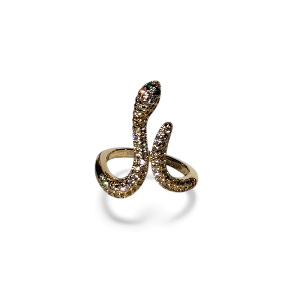 Snake CZ Ring