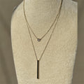 Double Pendant Necklace